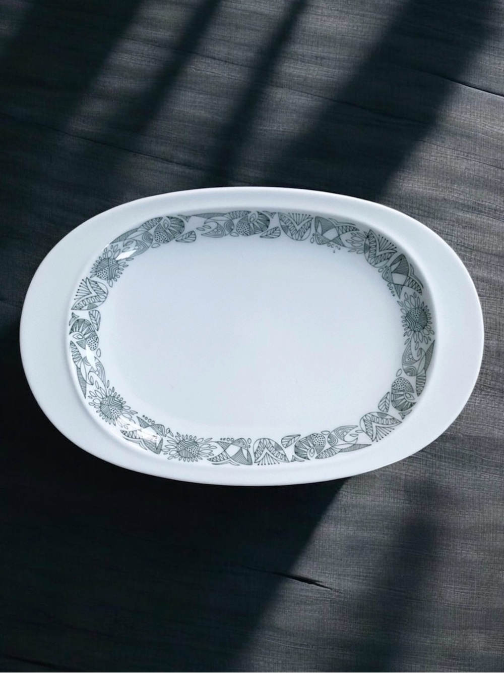 Rosenthal Germany 11” Oval Porcelain Platter Mid Century Modern